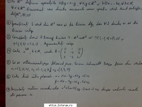 aici aveti subiectele care mi-au cazut la finalul de la algebra pe care l-am dat sapt trecuta (412 &